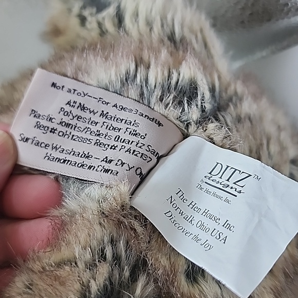 Ditz Design Brown And Cream Rabbit - Picture 12 of 14